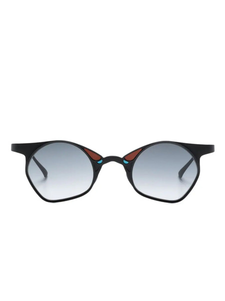  Rigards Hand-painted Sculpted-frame Glasses - Black 
