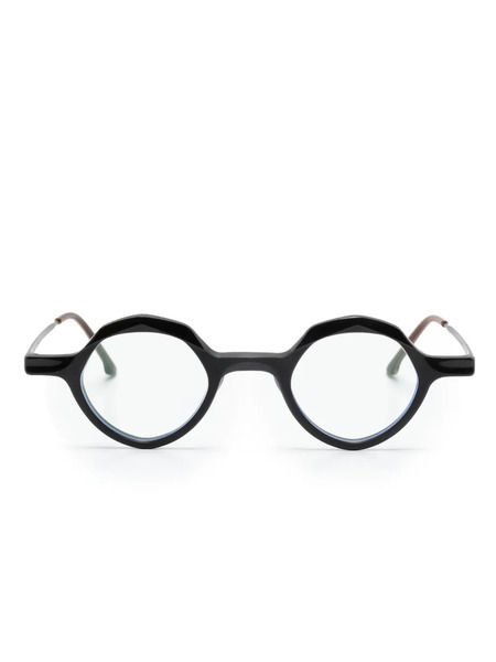  Rigards Rg1094 Round-frame Glasses - Black 