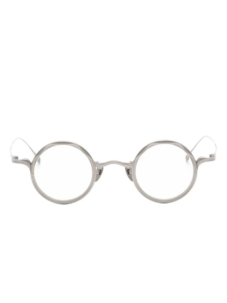  Rigards Rg1100ti Round-frame Glasses - Silver 