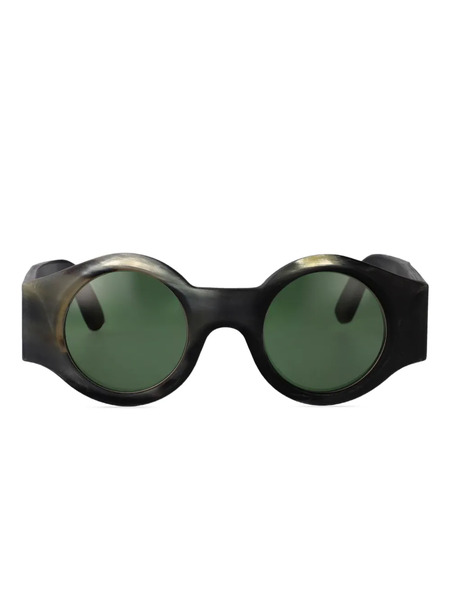  Rigards Rg00uw16 Round-frame Sunglasses - Black 