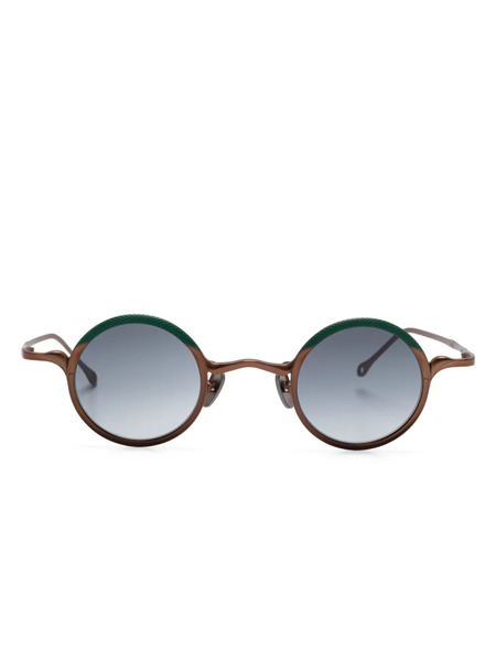  Rigards Round-frame Glasses - Brown 
