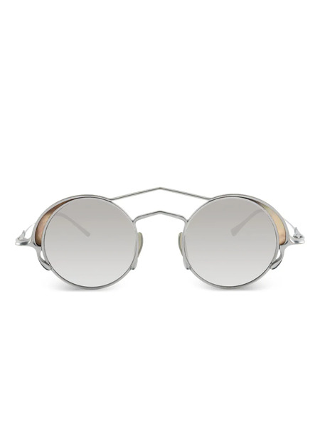  Rigards Titanium Round-frame Sunglasses - Silver 