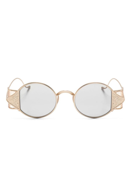  Rigards X Uma Wang Round-frame Sunglasses - Gold 