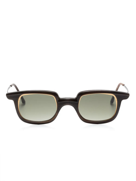  Rigards X Ziggy Chen Rectangle-frame Sunglasses - Grey 