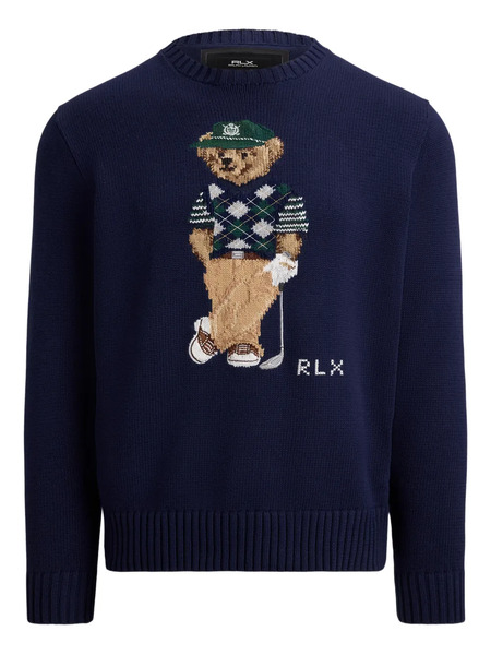  Rlx Ralph Lauren Bear-motif Pullover - Blue 