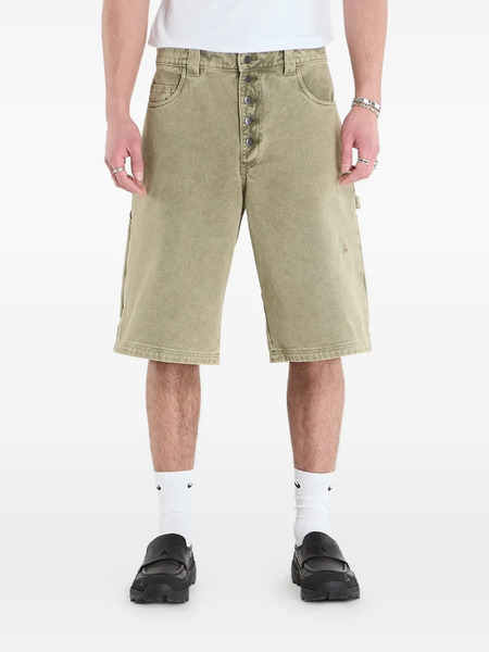  Roa Ash Canvas Shorts - Green 