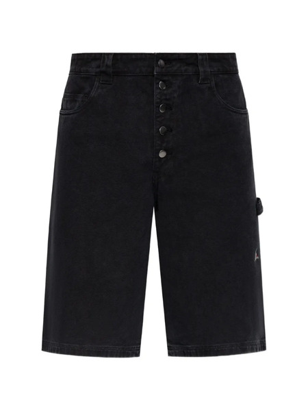  Roa Button-fastening Shorts - Black 