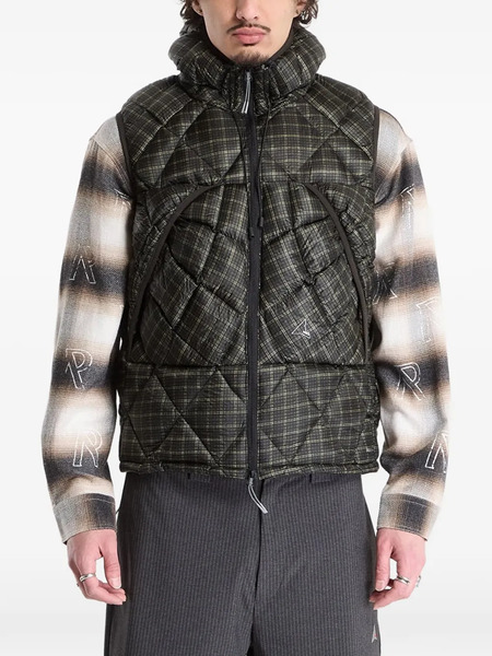  Roa Hooded Down Gilet - Grey 