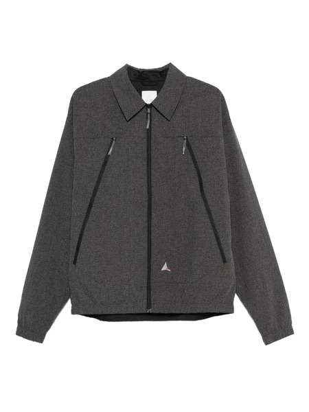  Roa Lamon Zip-front Shirt Jacket - Grey 