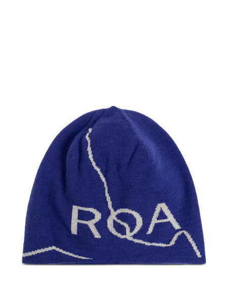  Roa Logo Graphic Beanies - Blue 