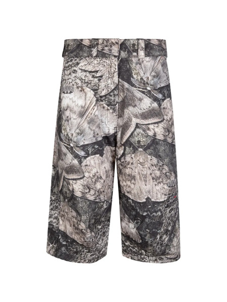  Roa Moth Print Three-quarter Trousers - Grey 