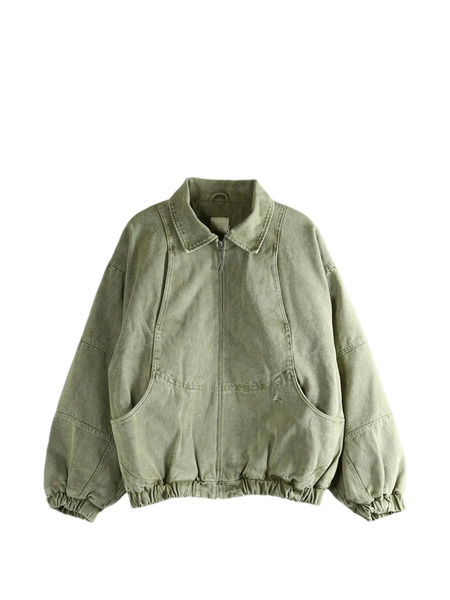  Roa Panelled Zip Jacket - Green 