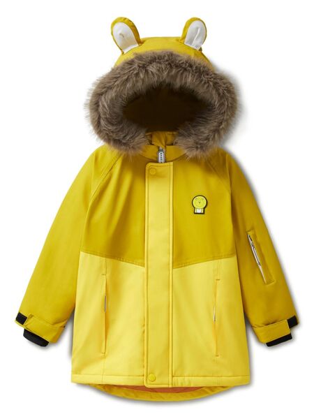  Roarsome Patch-detail Jacket - Yellow 