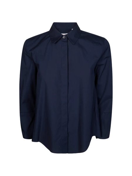  Robert Friedman Poplin Long-sleeve Shirt - Blue 