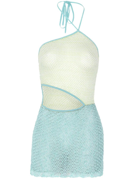  Roberta Einer Jasmine Knitted Minidress - Blue 