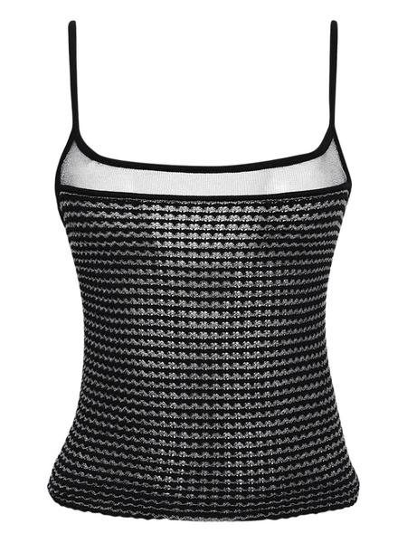  Roberta Einer Knitted Tank Top - Black 