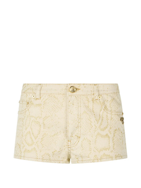  Roberto Cavalli Animal-pattern Shorts - Neutrals 