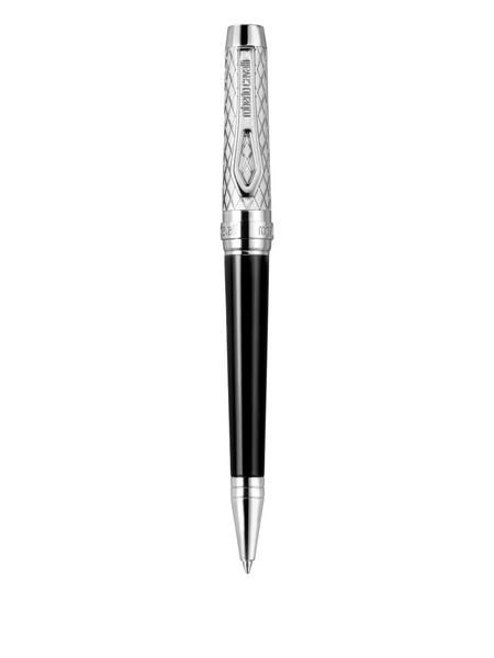  Roberto Cavalli Diamond-pattern Pen - Black 