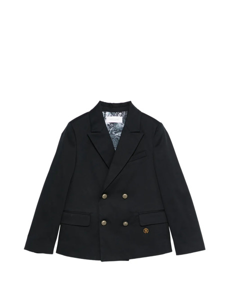  Roberto Cavalli Junior Double-breasted Blazer - Blue 