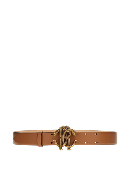  Roberto Cavalli Leather Belt - Brown 