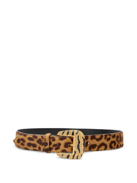  Roberto Cavalli Leopard-print Belt - Brown 