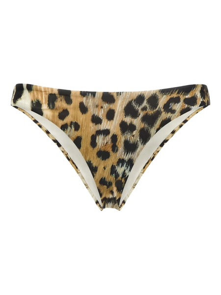  Roberto Cavalli Leopard-print Biquini Button - Brown 