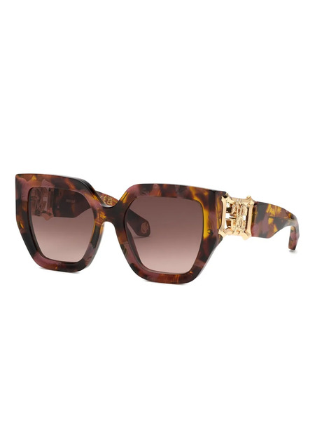  Roberto Cavalli Mirror Snake Collection Sunglasses - Brown 