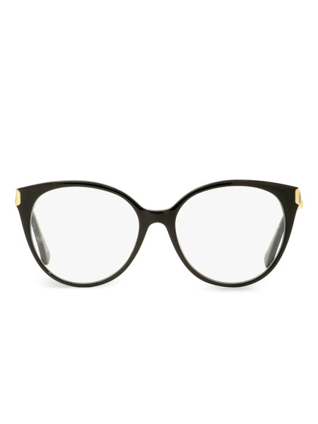  Roberto Cavalli Oval-frame Glasses - Black 