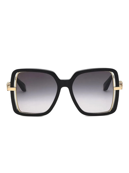  Roberto Cavalli Oversize-frame Sunglasses - Black 