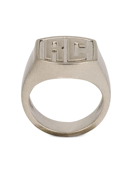  Roberto Cavalli Rc-monogram Signet Ring - Silver 