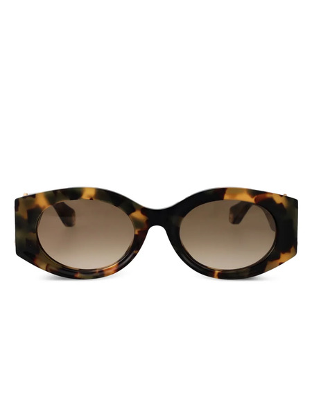  Roberto Cavalli Round-frame Sunglasses - Brown 