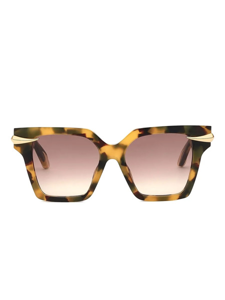  Roberto Cavalli Square-frame Sunglasses - Brown 