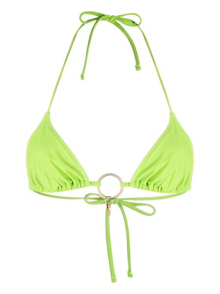  Roberto Cavalli Triangle-cup Bikini Top - Green 