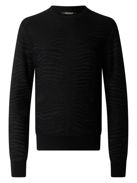  Roberto Cavalli Zebra-print Sweater - Black 
