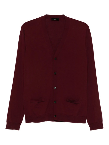  Roberto Collina Buttoned Cardigan - Red 