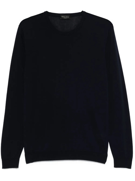  Roberto Collina Crew-neck Sweater - Blue 