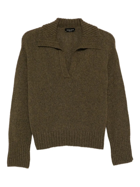  Roberto Collina Spread-collar Jumper - Green 