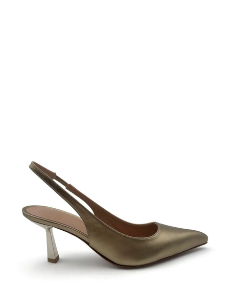  Roberto Festa Slingback-strap Pumps - Gold 