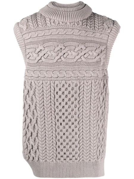  Robyn Lynch Oversized Merino-wool Vest - Grey 