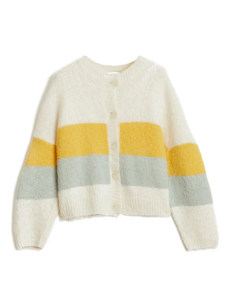  Rodebjer Aldonza Stripe Cardigan - Neutrals 