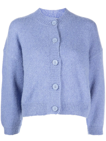  Rodebjer Button-up Long-sleeve Cardigan - Blue 