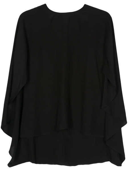  Rodebjer Cape-inspired Blouse - Black 