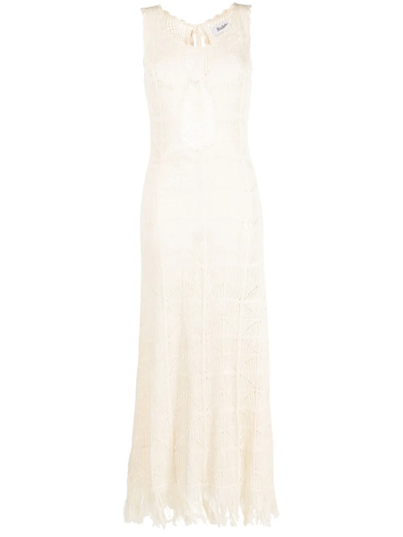  Rodebjer Crochet Knitted Dress - Neutrals 