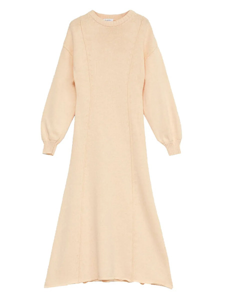  Rodebjer Cuffed-sleeves Midi Dress - Neutrals 