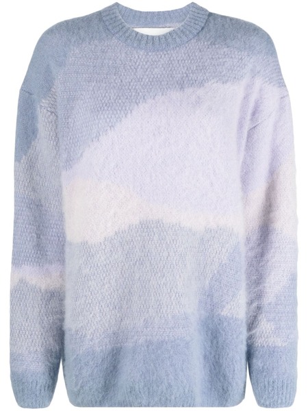  Rodebjer Eclipse Patterned Intarsia-knit Jumper - Purple 