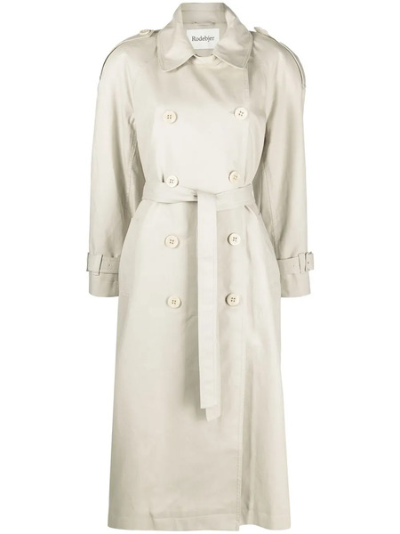  Rodebjer Lois Double-breasted Trench Coat - Neutrals 