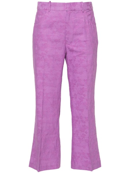  Rodebjer Miso Striped Trousers - Purple 