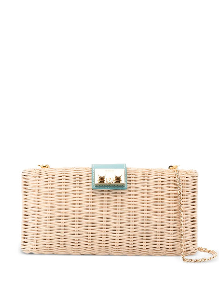  Rodo Chain Clutch Bag - Neutrals 