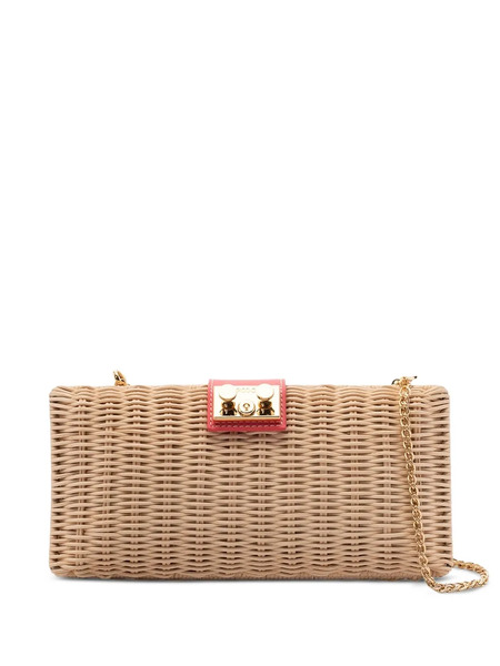  Rodo Chain Clutch Bag - Neutrals 