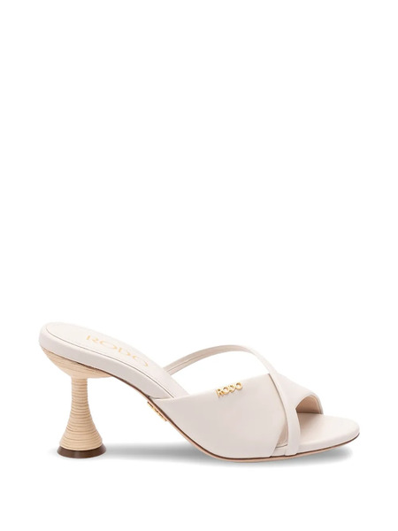  Rodo Crossover Strap Sandals - Neutrals 
